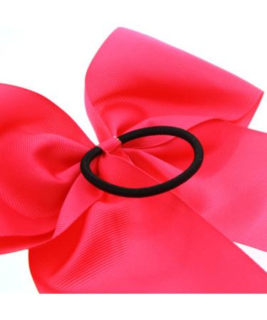ZOONAI Large White Hair Bow Ponytail Holder for Women and Teen Girls - Buy Online on GoSupps.com