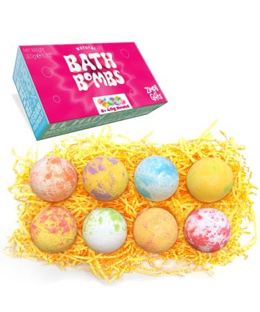 8 x bathing balls value ladies set handmade moisturizing vegan and cruelty free beauty spa gift set bad fizzer for women girls you girlfriend