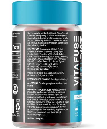 Melatonix Sleep Gummies for Adults - Natural Sleep Aid Supplement - Buy Online on GoSupps.com