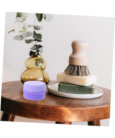 HOMSFOU 3 Sets Cream Box Refillable Cream Jars Makeup Cream Jar Durable Cream Storage Jar Cosmetic Jar with Spoon Silicone Makeup Containers Silica Gel Travel Purple Care Storage Box - Buy Online on GoSupps.com