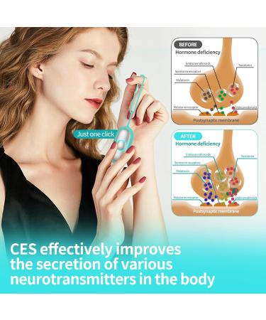 Calm Carry Anxiety Device - Compact Handheld Sleep Aid for Adults | Relaxation & Sleep Support in Blue (S - Buy Online on GoSupps.com