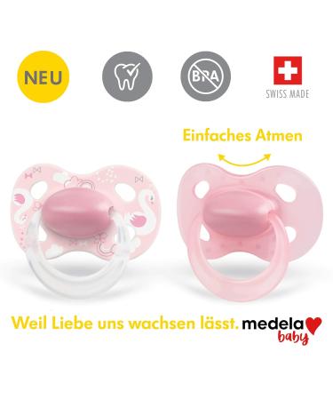 Medela Baby Original Pacifier for 6-18 Months - 2 Pack in Ros | International Shipping Available - Buy Online on GoSupps.com