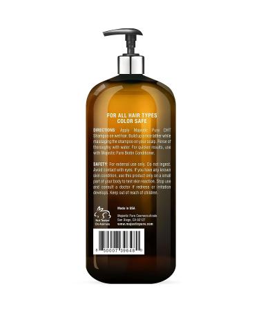 Majestic Pure Biotin Shampoo for Hair Growth - DHT-3 Blocker - Sulfate Free - 16 fl oz - Buy Online on GoSupps.com