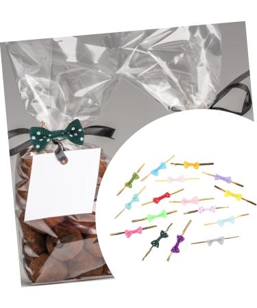FRCOLOR 100 Pcs Cable Tie Bows - DIY Sealing Ties for Bags Lollipops Party Favors & More | International Shipping Available - Buy Online on GoSupps.com