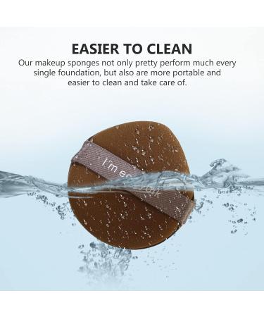 FRCOLOR 12pcs Makeup Puff Set - Versatile Powder Application Sponges for Foundation & Travel | Hydrophilic Polyurethane Pads for Wet & Dry Use - Buy Online on GoSupps.com