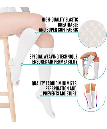 X-Large Anti Embolism Compression Stockings 15-20 mmHg - 1 Pair - Buy Online on GoSupps.com