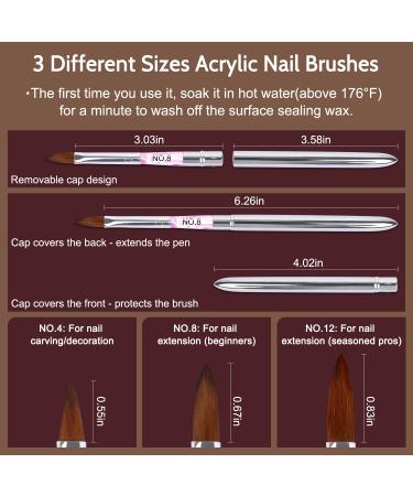 Shop Lavender Violets 12 Skin Tone Acrylic Powder & Liquid Set | DIY Nail Kit with Brush & Forms - International Shipping - Buy Online on GoSupps.com