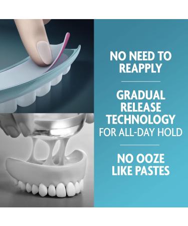 Sea Bond Secure Denture Adhesive Seals Original Uppers Zinc-Free All-Day Hold Mess-Free 15 Count - Buy Online on GoSupps.com