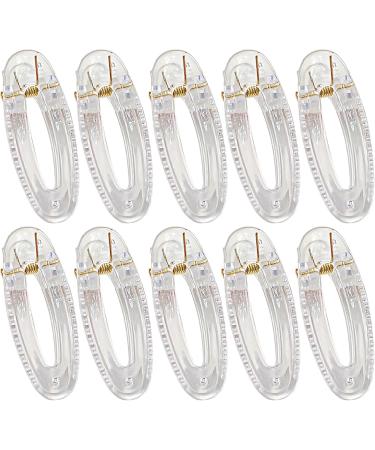 10 Pack Acrylic Hair Pins DIY Hair Accessories Hair Clamp Hair Barrette Clear Hair Grips Acrylic Material For Children DIY Hair Accessories - Buy Online on GoSupps.com