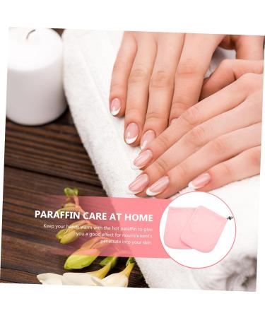 POPETPOP 2 Pairs Wax Thermal Insulation Gloves Paraffin Gloves Practical Hand Spa Gloves Work Gloves Comfortable Hand Care Gloves Foot Baby Cotton Headband Pink - Buy Online on GoSupps.com