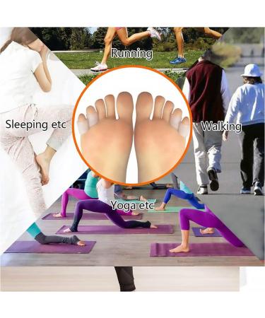 ULTECHNOVO Silicone Toe Separator Bunion Corrector 10pcs - Toe Sleeves Protectors for Open Toe Spacers White 3x2.5cm - Buy Online on GoSupps.com