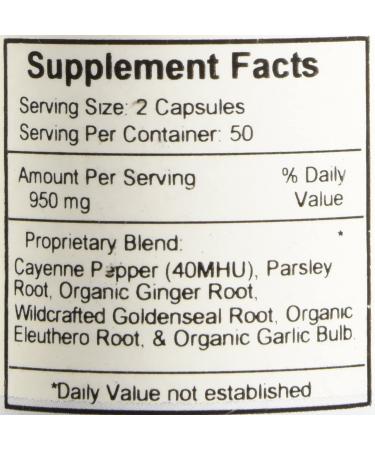 Christopher's Original Formulas Blood Circulation Formula 475mg - 100 Vegetarian Capsules - Buy Online on GoSupps.com
