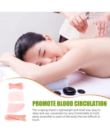 Magiclulu 8-Piece Gua Sha Massage Tool Set - Pink Acupuncture & Scraping Therapy Board for Glowing Skin - Buy Online on GoSupps.com