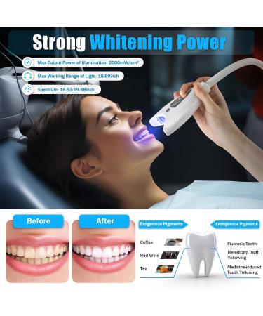 Teeth Whitening Light - Mobile Stand Dental LED Lamp for Effective Bleaching & Whitening (MD666) - Fast International Shipping - Buy Online on GoSupps.com