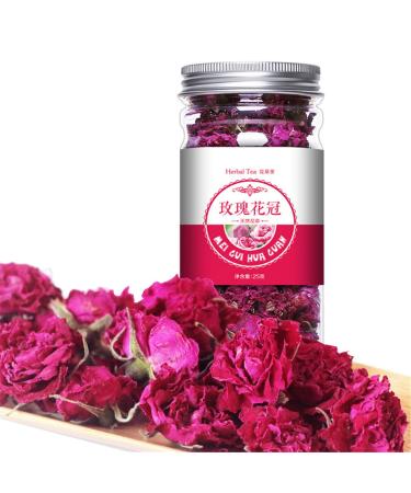 Chinois Herbal Tea Fruit Fruit Tea Rose Tea De Soie D'or Chrysanth me Embouteill Nouveau Th Parfum Soins De La Sant Fleurs Th Th Vert Alimentaire Vert (25g Rose Corolla)