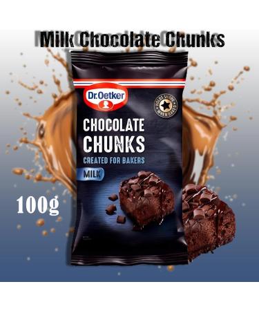 Dr Oetker Baking Chocolate Pick N Mix - Choose From 5 Flavours | Chocolate Chips - Milk - Plain & White Extra Dark & Milk Choc Chunks in Cake Decorations - Pack of 2 x 100g - Buy Online on GoSupps.com