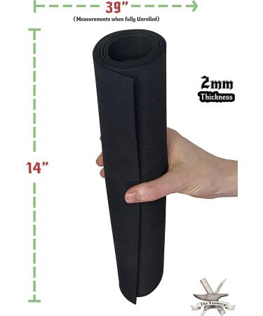 EVA Foam Cosplay Sheet - 2mm Thickness Black/White - 14x39 - Ultra High Density 85 kg/m3 - The Foamory - Buy Online on GoSupps.com