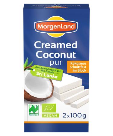 Morgenland Creamed-Coconut 100% pure coconut 200g organic coconut (1 x 200 g)