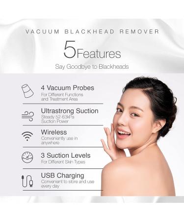 Project E Beauty Vacuum Blackhead Removal Therapy | Adjustable Suction Blackhead Extractor for Men & Women - Buy Online on GoSupps.com