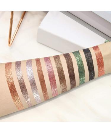 Liquid Eyeshadow Set - 10 Colors Eye Shadow Kit Shimmer Eye Shadow Waterproof Long Lasting Quick-Drying Sparkling Eye Shadow Makeup Kits - Buy Online on GoSupps.com