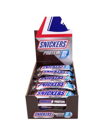 Snickers Chocolate Protein Bar 18 x 47 gram More Prote ne Less Sugar High Prote ne Bar met een Caramel Layer en Peanuts Coated in Milk Chocolate