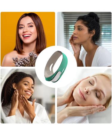 Face Toning Belts - Breathable Elastic Face Tape - V Lines Face Lifting Strap Sleeping Masque Strap for Women Green - Buy Online on GoSupps.com