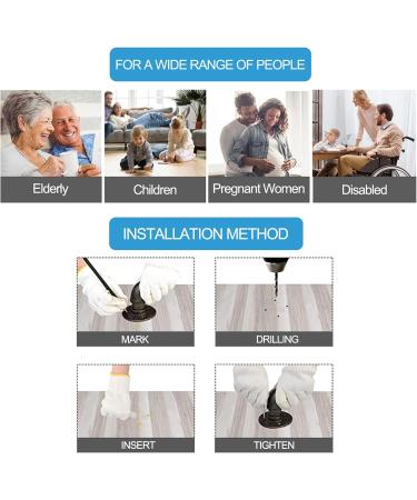 Non-Slip Grab Bar Railing Bronze Metal Wrought Iron Round Pipe Handle 1ft-20ft Wall Handrail Indoor Outdoor Anti-Slip Stair Handrails Banisters (Size : 13ft/390cm) - Buy Online on GoSupps.com