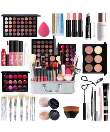 Chseo Makeup Set - Ultimate Cosmetics Gift Set with Lip Gloss Eyeshadow Concealer Palette & More for Face Eyes & Lips - Buy Online on GoSupps.com