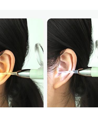 LED Ear Wax Removal Kit - Gentle & Safe for Kids - Wide Handle, Built-in Light - Light Green - Buy Online on GoSupps.com