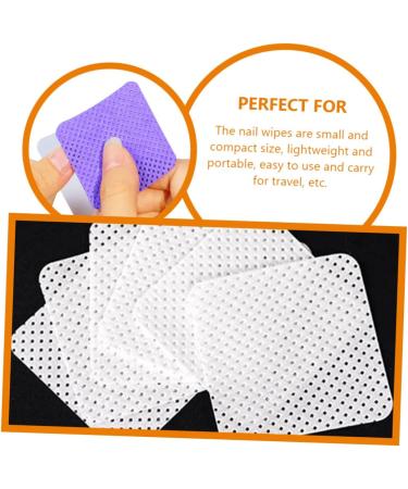 Ipetboom 3 Nail Wipe for Glue Cleaning Lint Nail Wipes Lint Wipes Nail Polish Removing Pads No Lint Nail Wipes Glue for Lashes Manicure Remover Melt Blown Material - Buy Online on GoSupps.com