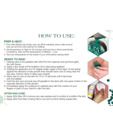 GiGi Nourishing Aloe Hard Wax Beads 14 oz - Hair Removal Formula - Buy Online on GoSupps.com