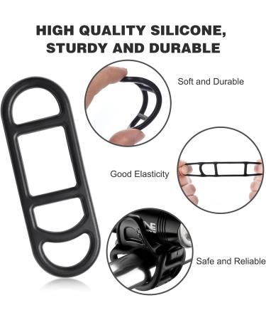 Teokantz 10-Piece Bicycle Light Rubber Bands - Elastic Silicone Tape for LED Bike Lights Flashlights & GPS Speakers - Buy Online on GoSupps.com