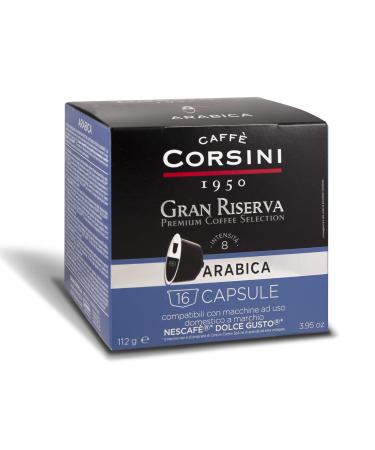 Caffè Corsini Café Gran Riserva Arabica Compatible with Dolce Gusto 96 Units 1.74 kg