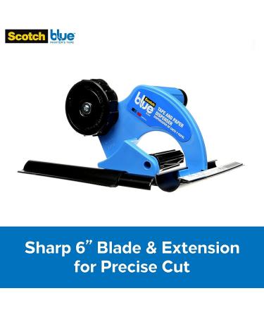 ScotchBlue Painter's Tape and Paper Dispenser  Applies Masking Paper with Painter s Tape to Protect and Cover Surfaces  Tape Dispenser Includes Plastic Blade  Fits 12 Inch Masking Paper - Buy Online on GoSupps.com