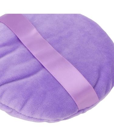 Powder Puff Loose Powder Puff Wet Dry Use Washable Soft Swansdown Ultra Large Round Loose Powder Puff for Makeup (Purple) - Buy Online on GoSupps.com