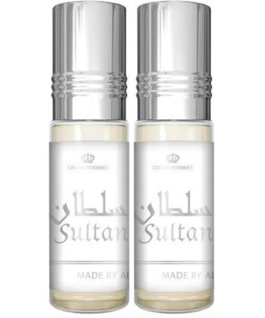 Al-Rehab Sultan Concentrated Perfume Oil 0.2 Ounce / 6ml (Pack of 2) 0.2 Fl Oz (Pack of 2)
