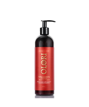 Olori Hydrating Clarifying Shampoo for Buildup to Smooth & Moisturize Very Dry Damaged & Processed Hair - 12 oz Bottle