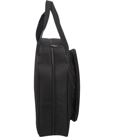 Portable Craft Kits Storage Bag - Embroidery Project Tote with Multifunctional Pockets (Black) - Buy Online on GoSupps.com