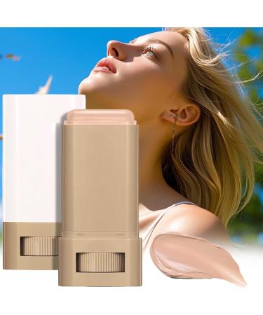 Foundation Stick Balm Moisturizing Tinted Face Balm with Foundation Natural Coverage Concealer Long Lasting Wearable for Vacation Business Appointments and Travel - Buy Online on GoSupps.com