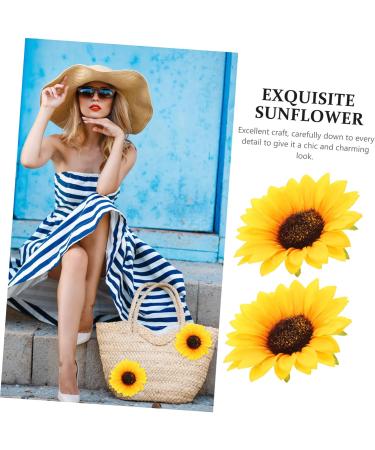 ABOOFAN 20 Pcs Simulated Sunflower Mini Sombrero DIY Crafts Fake Yellow Flowers Jackets Applique Hat Filler As Shownx2pcs 10X10X2CMx2pcs - Buy Online on GoSupps.com