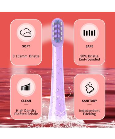 Replacement Toothbrush Heads for Colgate Hum Smart Toothbrush - Compatible Refill Heads (Purple) - International Shipping Available - Buy Online on GoSupps.com