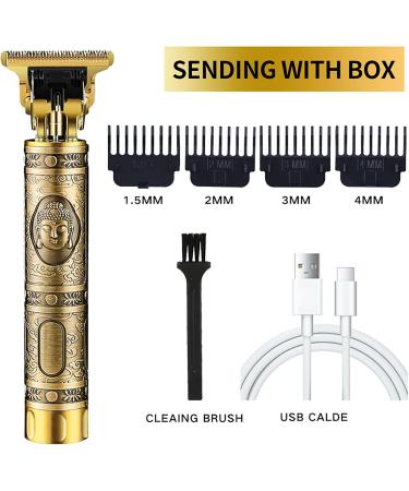 Rehomy Hair Clippers for Men Rechargeable Close Cutting T- Blade Hair Trimmer Mens Grooming Kit - Buy Online on GoSupps.com