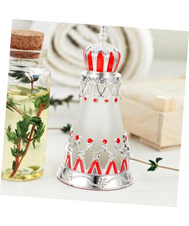 Ipetboom Dubai Perfume Empty Bottle Dropper Bottle Glass Arab 10x5CM Silver - Buy Online on GoSupps.com