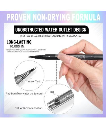 Crayon Sourcil Crayon Sourcil Waterproof Double Extr mit avec Micro-Fourchette et Pinceau Pr cis Crayon Sourcils - Pour des sourcils naturels et d finis-Dur e de la journ e- 04 Noir Marron 04# Noir Marron - Buy Online on GoSupps.com