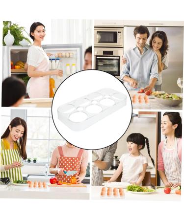 Beatifufu Deviled Egg Holder Egg Storage Box Tray Plastic Bins for Storage Fridge Organizers and Storage Egg Case Shelf Household Assorted Color 17.50X8.50X2.00CM - Buy Online on GoSupps.com