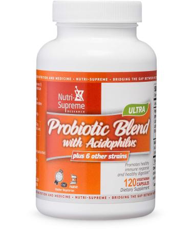 NUTRI-SUPREME RESEARCH Ultra Probiotic Blend 120 Vegetarian Capsules