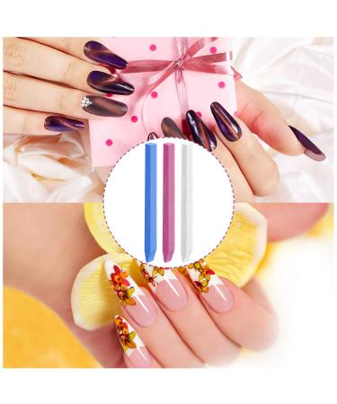Pumice Stone Nail Care Set - 12-Piece Nail File and Cuticle Pusher Kit for Salon Quality Nail Buffing at Home - Buy Online on GoSupps.com