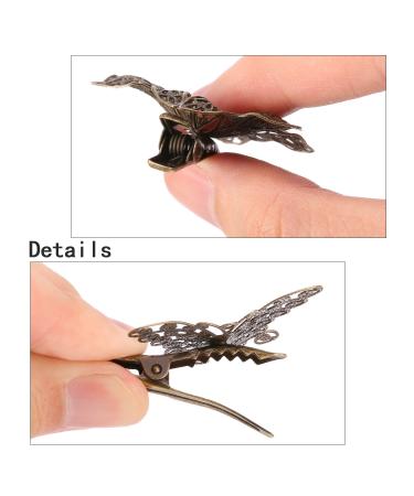 22-Piece Vintage Hair Clips Barrettes Set - Bronze Leaf, Flower, Butterfly, Heart Bobby Pin for Girls and Women - Buy Online on GoSupps.com