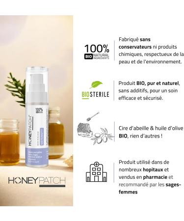 HONEY PATCH - Edible nursing balm for mom and baby - Cracks irritated nipples and stretch marks - Medical beeswax and organi - Buy Online on GoSupps.com