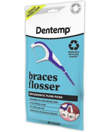 OrVance Braces Flosser - Designed for Braces for an Easy & Effective Clean Ultra Strong Floss - 40 Count (Pack of 2) - (Packaging May Vary) 20 Count (Pack of 2) - Buy Online on GoSupps.com